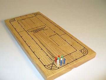 Planche de crib - 4 lignes | Cribbage - 4 Track (ML) JEUX - Classiques