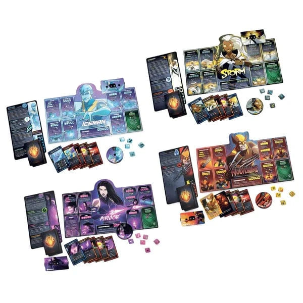 Marvel Dice Throne: X-men - Iceman, Psylocke, Storm, and Wolverine (EN) JEUX - Famille
