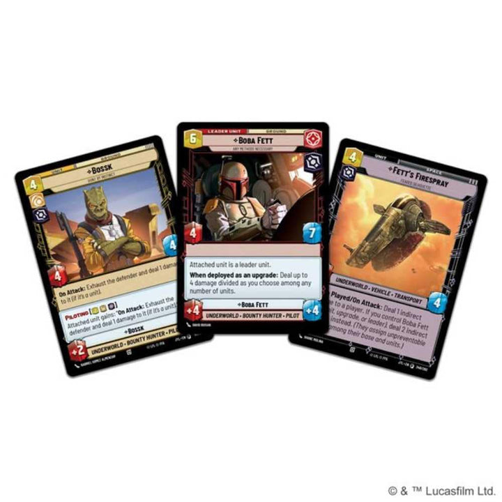 Star Wars: Unlimited - Jump to Lightspeed - Spotlight Deck: Boba Fett (EN) JEUX - Jeux de cartes