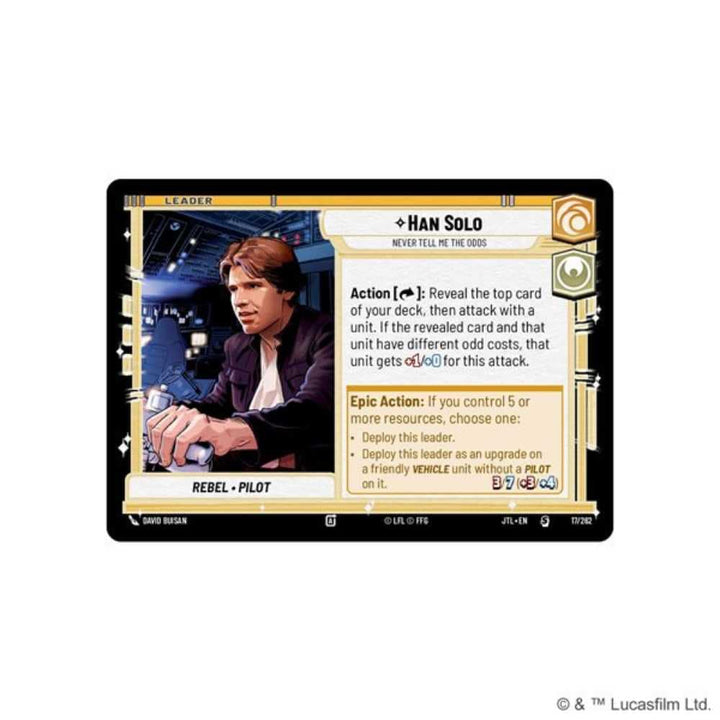Star Wars: Unlimited - Jump to Lightspeed - Spotlight Deck: Han Solo (EN) JEUX - Jeux de cartes
