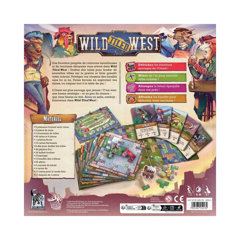 Wild Tiled West (FR) JEUX - Stratégie - Stratégie intermédiaire
