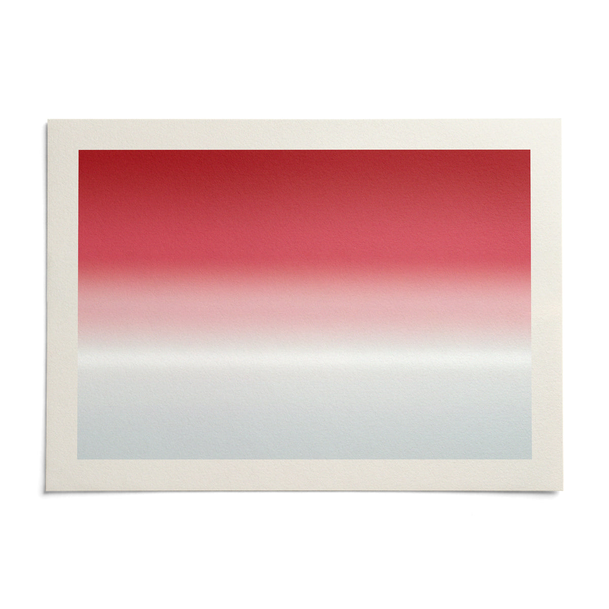 Cherry Ice Horizon Print, shown as an unframed paper print on a plain white background