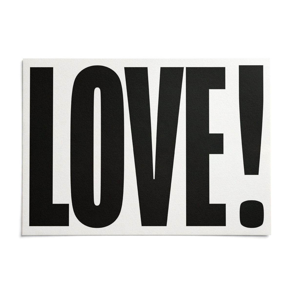 Large Motivational Posters, shown as an unframed paper print on a plain white background