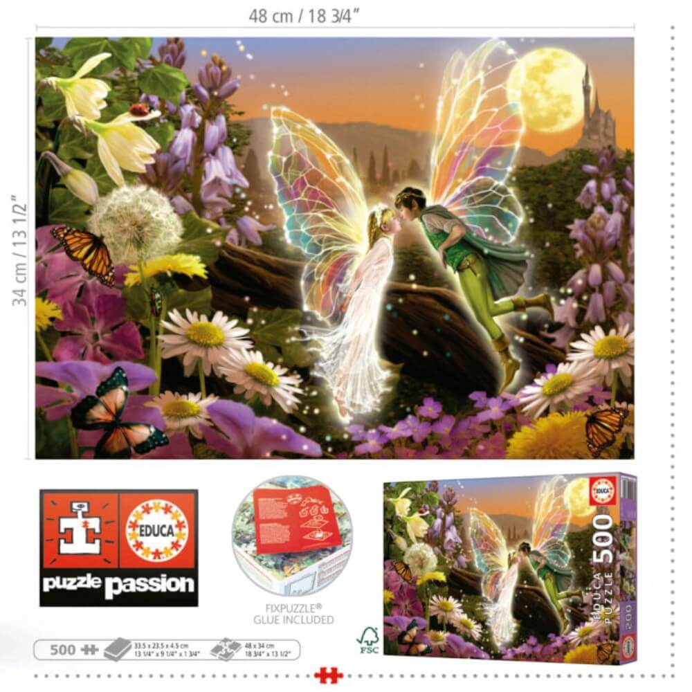 Le baiser | The Kiss (Puzzle 500 pcs) CASSE-TÊTE - 400 - 550 morceaux