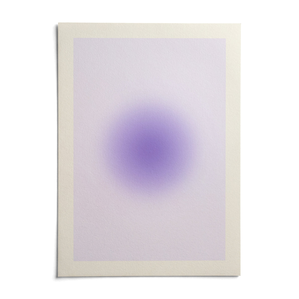 Lilac Wall Art, shown as an unframed paper print on a plain white background