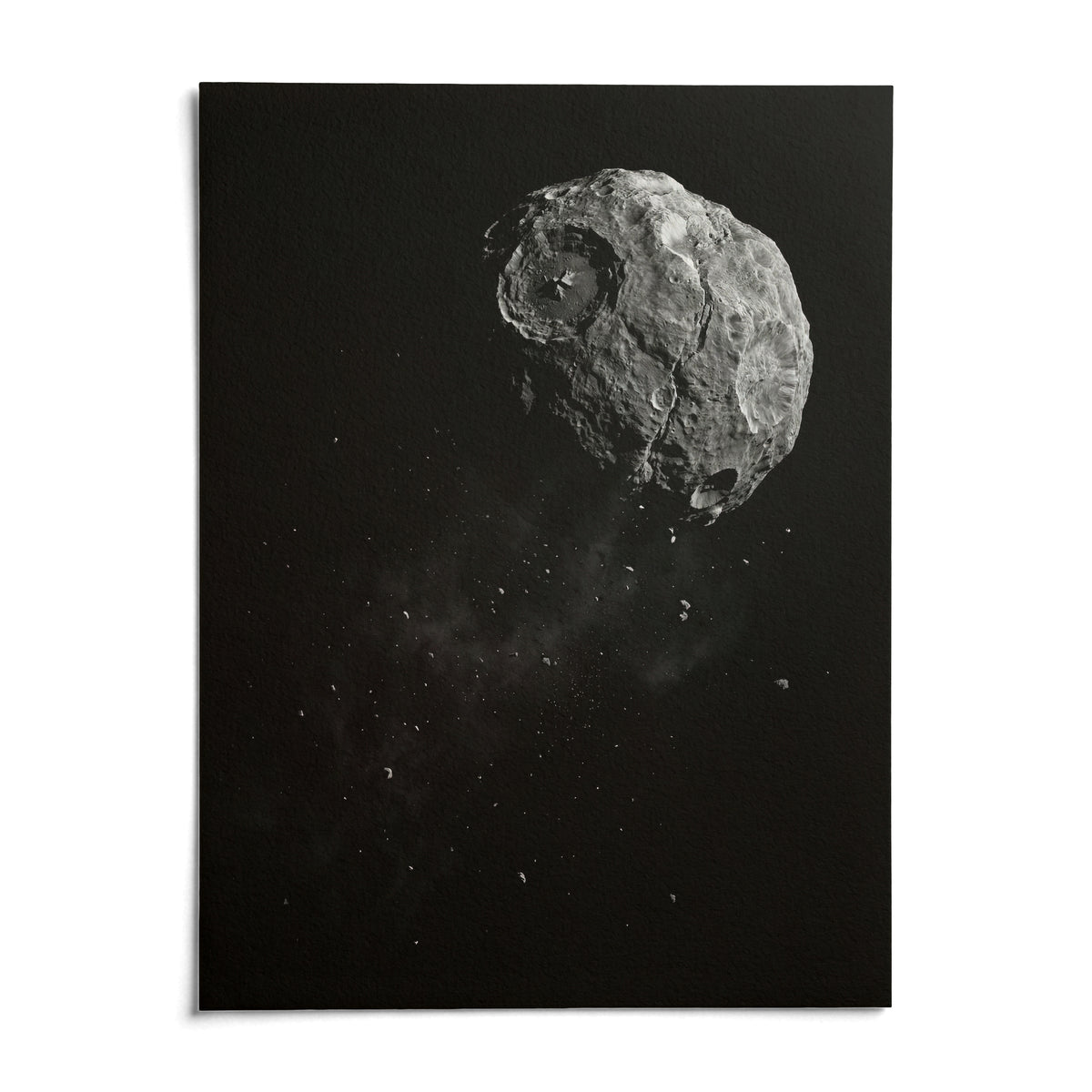 Mars Art, shown as an unframed paper print on a plain white background
