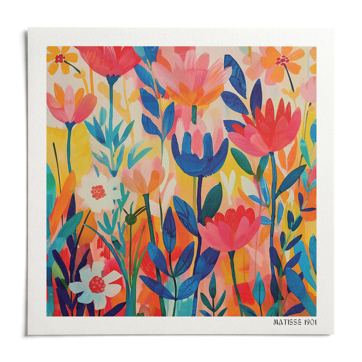 Matisse Exhibition Poster, shown as an unframed paper print on a plain white background