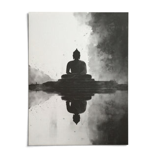 Meditation Art Print, shown as an unframed paper print on a plain white background