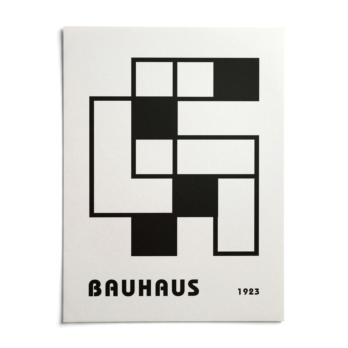Minimalist Block Art, shown as an unframed paper print on a plain white background