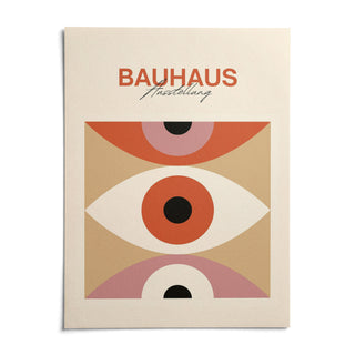 Minimalist Eye Art, shown as an unframed paper print on a plain white background