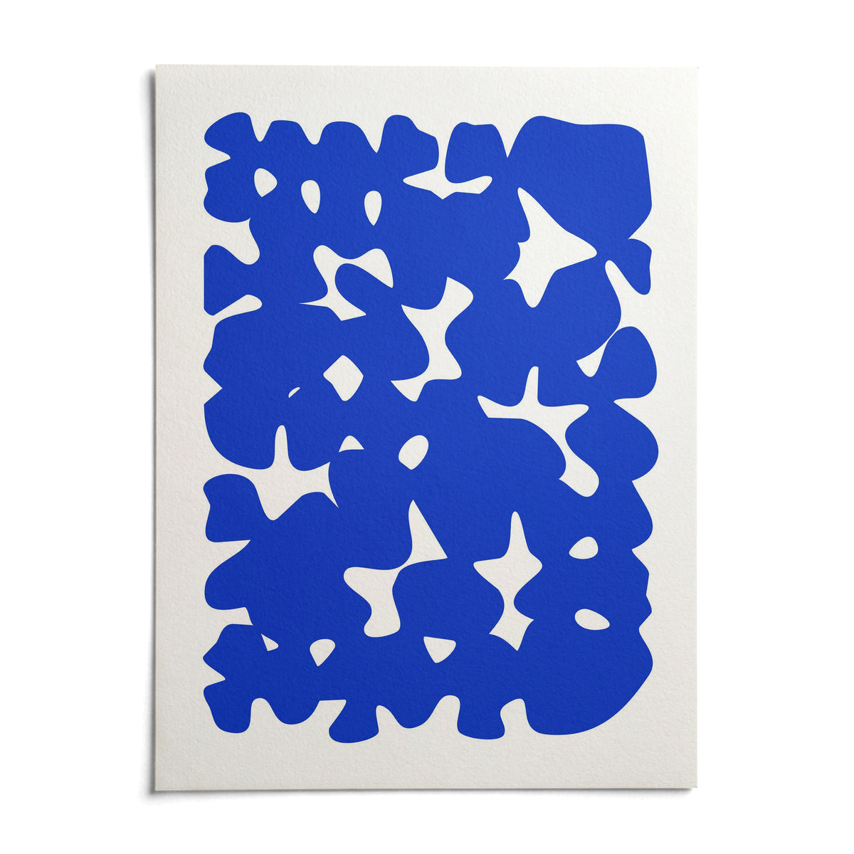 Modern Abstract Art, shown as an unframed paper print on a plain white background