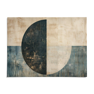 Modern Art Poster, shown as an unframed paper print on a plain white background
