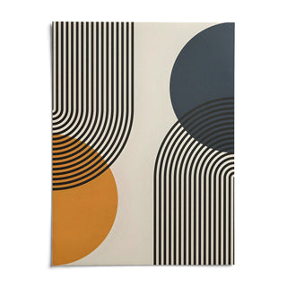 Bauhaus Abstract Art Print, shown as an unframed paper print on a plain white background