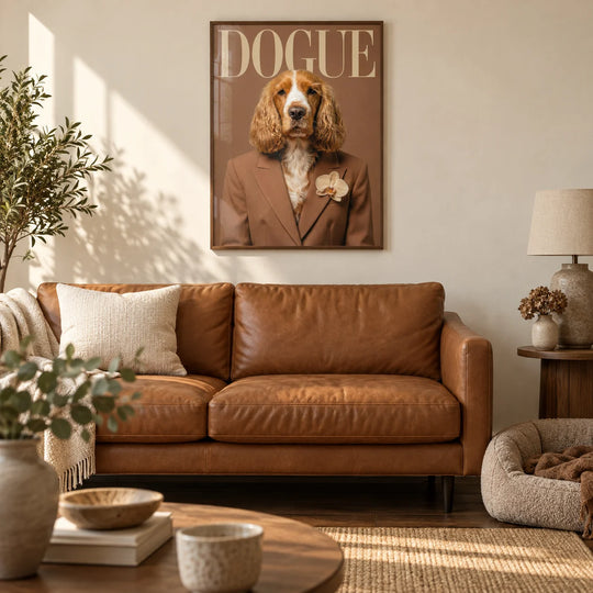Moderner Hundedruck