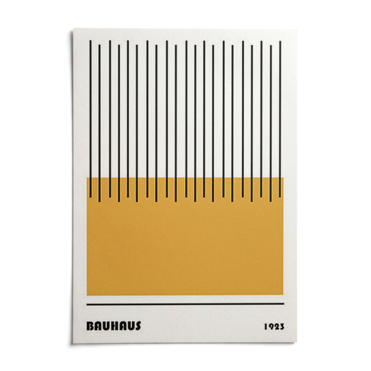 Modern Geometric Art, shown as an unframed paper print on a plain white background