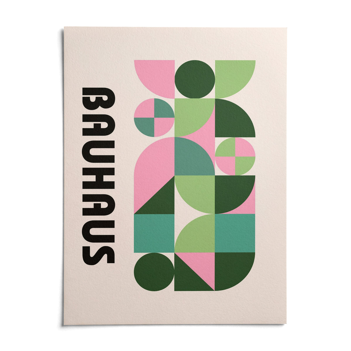 Modern Graphic Print, shown as an unframed paper print on a plain white background