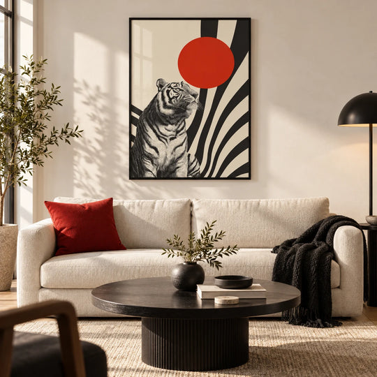 Affiche Tigre Soleil