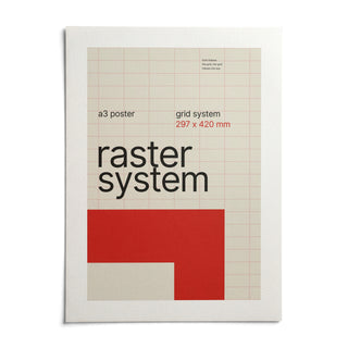 Modernist Wall Art, shown as an unframed paper print on a plain white background