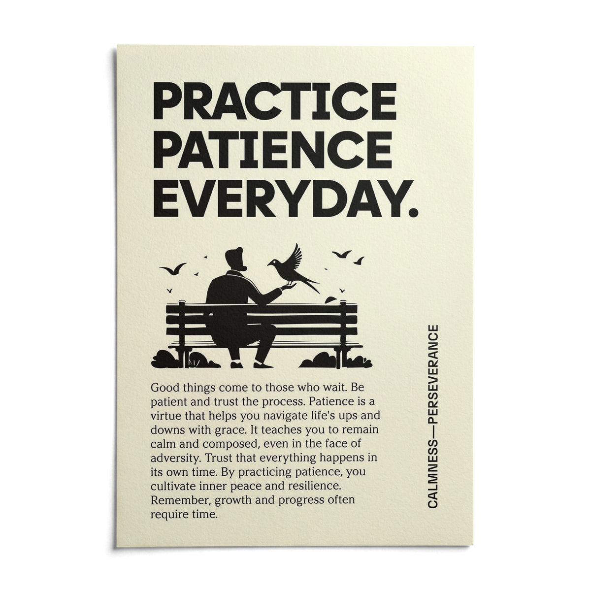Motivational Quotes Posters, shown as an unframed paper print on a plain white background