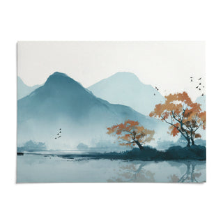 Nature Wall Art Print, shown as an unframed paper print on a plain white background