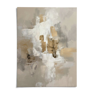Neutral Tones Art, shown as an unframed paper print on a plain white background