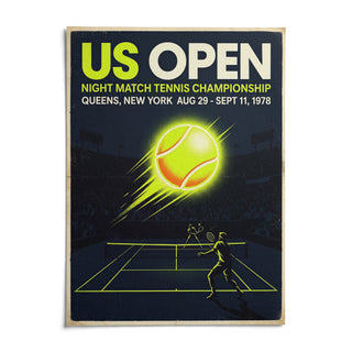 New York Tennis Championship Poster, shown as an unframed paper print on a plain white background