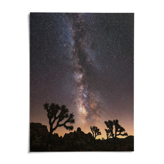 Night Desert Poster, shown as an unframed paper print on a plain white background