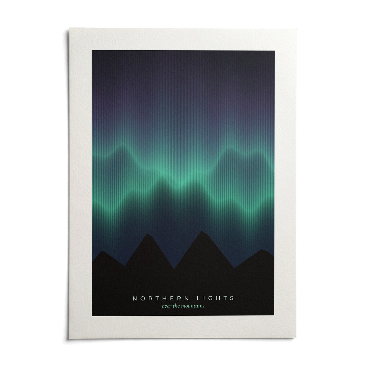 Nordic Wall Art, shown as an unframed paper print on a plain white background