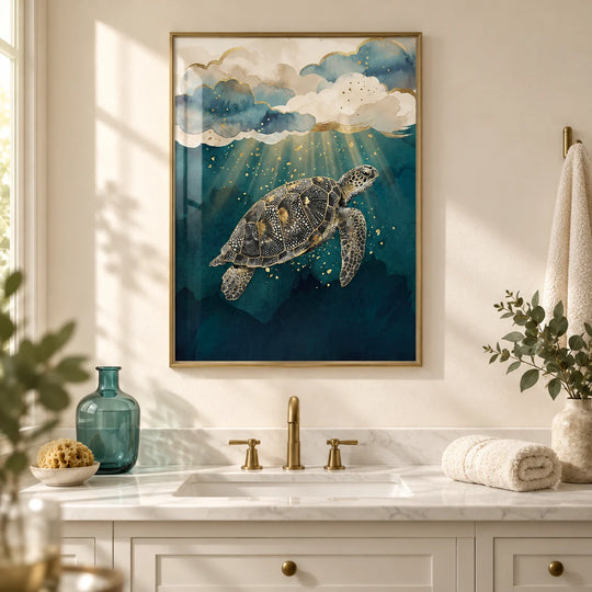 Turtle Ocean Art