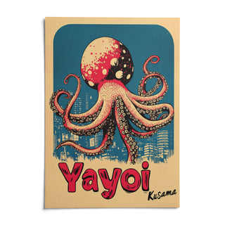 Octopus Poster Art, shown as an unframed paper print on a plain white background