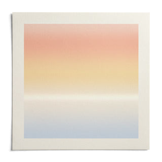 Ombre Print, shown as an unframed paper print on a plain white background