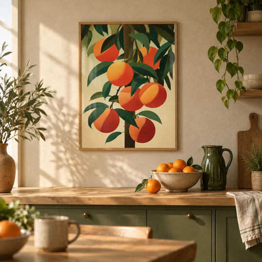 Orange Tree Poster