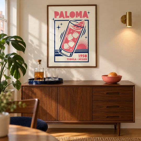 Paloma Cocktail Print