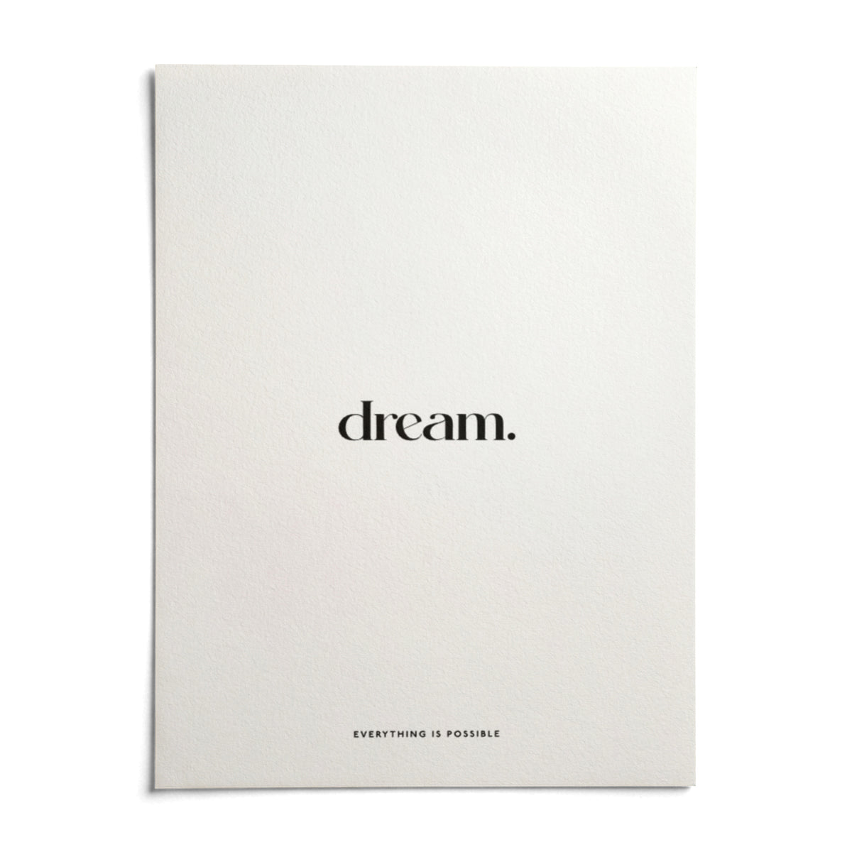 Personalised Quote Poster, shown as an unframed paper print on a plain white background