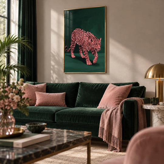 Impresión artística de leopardo