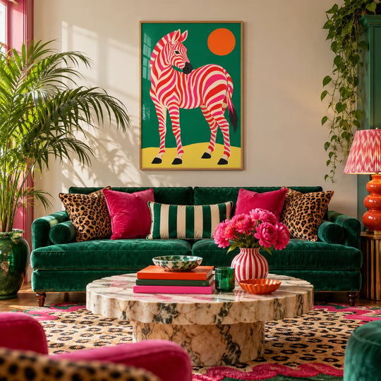 Zebra rosa