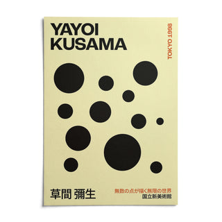 Polka Dot Artwork, shown as an unframed paper print on a plain white background