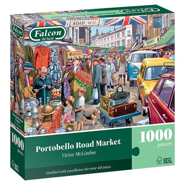 Portobello Road Market (1000 pcs) CASSE-TÊTE - 1000 morceaux