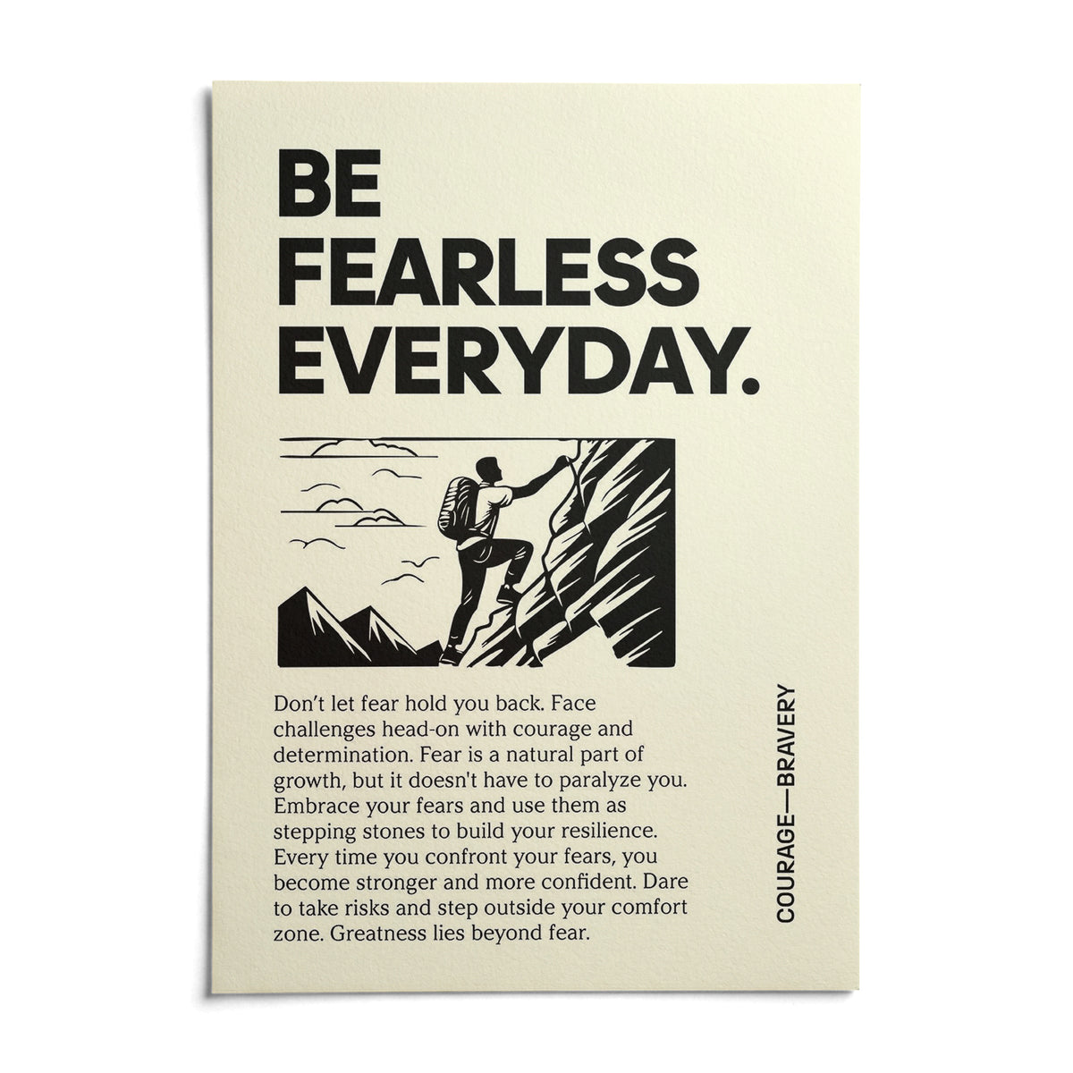 Positive Poster Art, shown as an unframed paper print on a plain white background