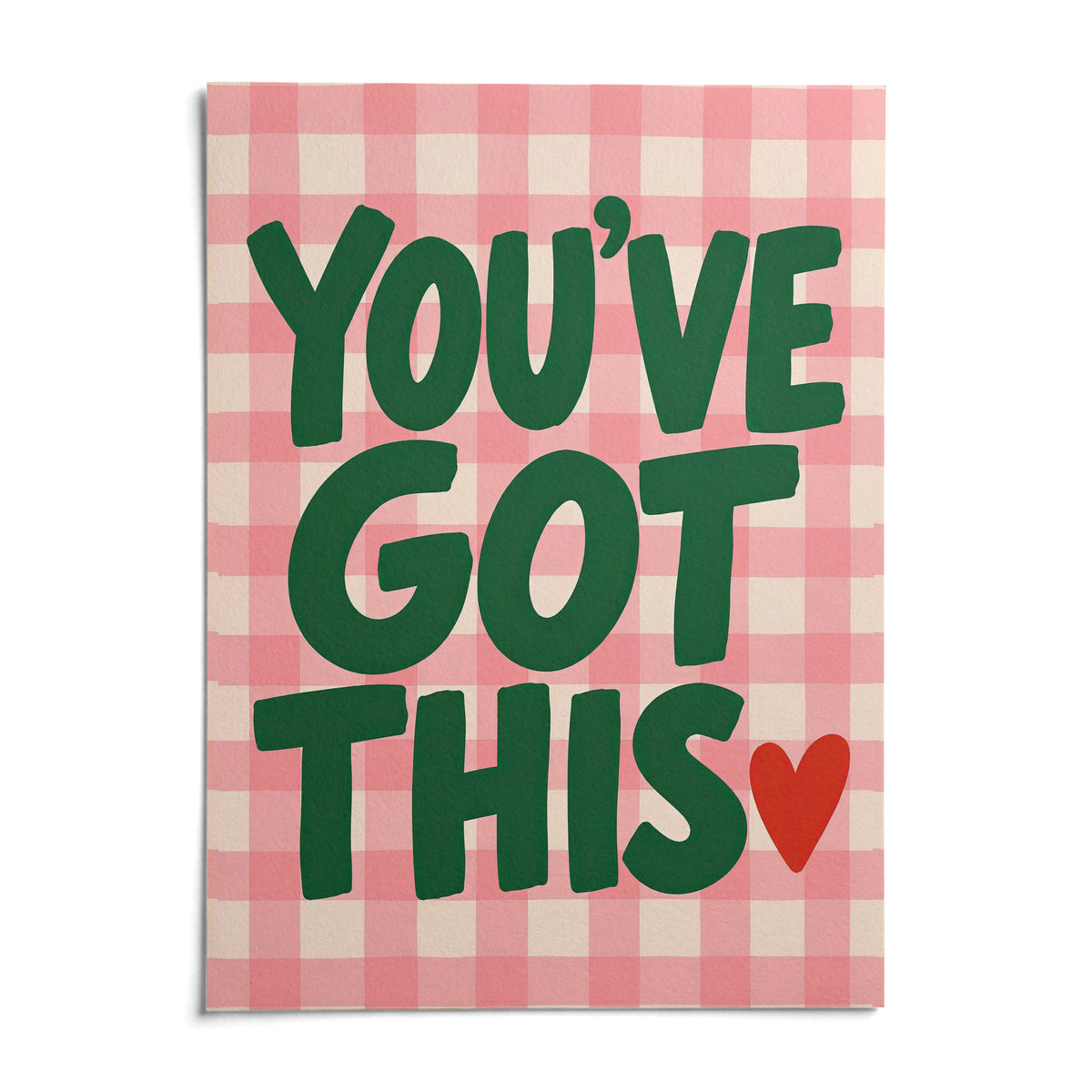 Preppy Poster, shown as an unframed paper print on a plain white background