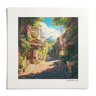Prints Japanese Art, shown as an unframed paper print on a plain white background