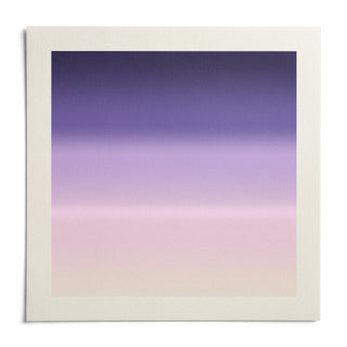 Purple and Pink Wall Art, shown as an unframed paper print on a plain white background