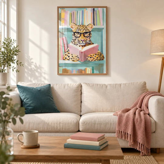 Der belesene Leopard