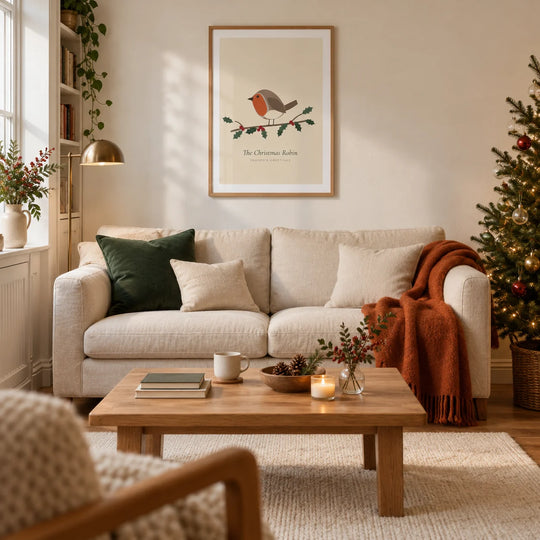 Petirrojo navideño