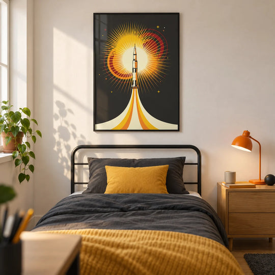 Rocket Launch Poster