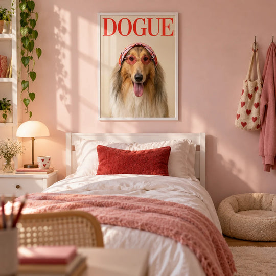 Dogue-Collie-Plakat