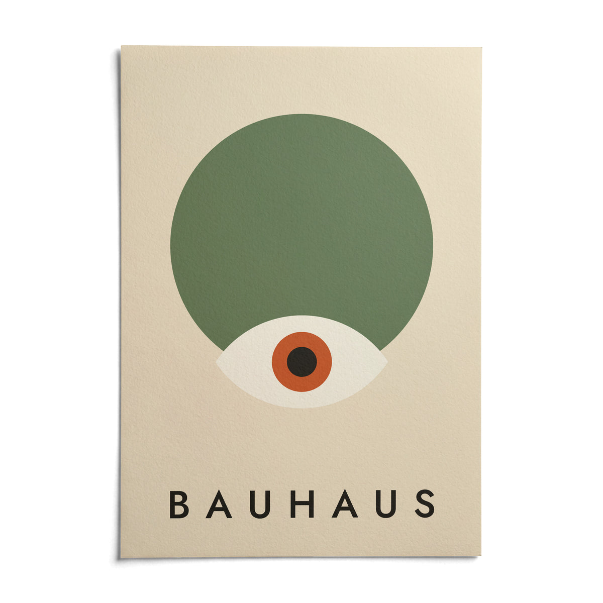 Sage Green Wall Decor, shown as an unframed paper print on a plain white background