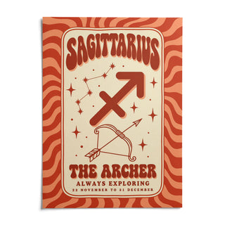 Sagittarius Print, shown as an unframed paper print on a plain white background