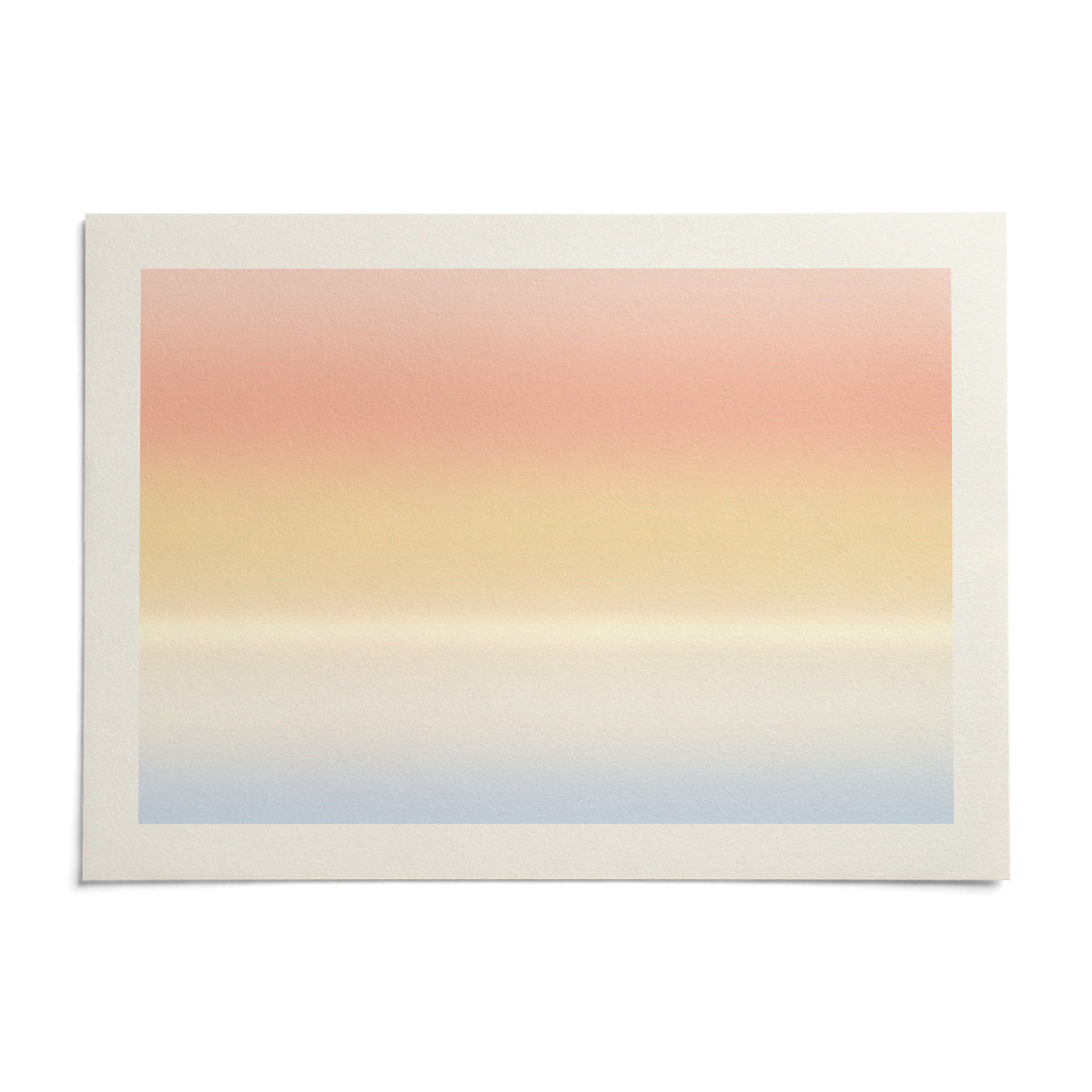 Sunrise Wall Art, shown as an unframed paper print on a plain white background