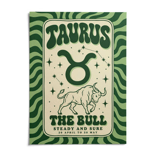 Taurus Print, shown as an unframed paper print on a plain white background